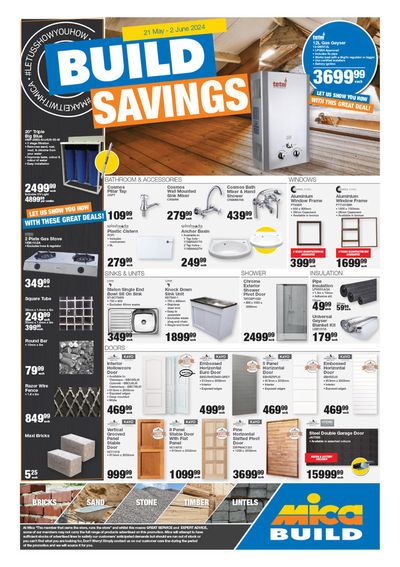 Mica catalogue in Vryburg | Build Savings | 2024/05/21 - 2024/06/02