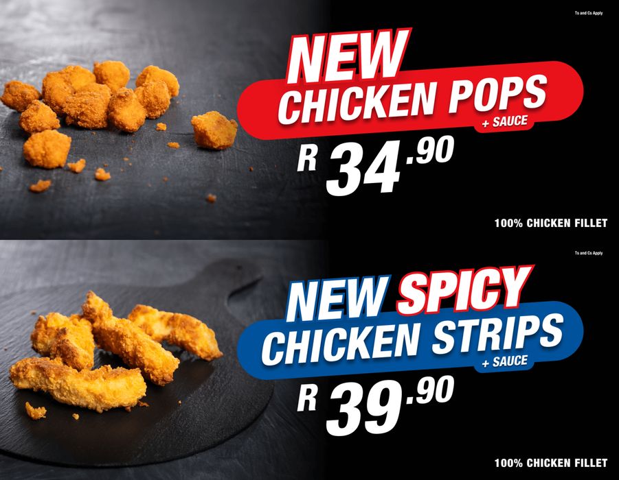 Roman's Pizza catalogue in Brackenfell | New Chicken Pops + Sauce | 2024/05/21 - 2024/06/04