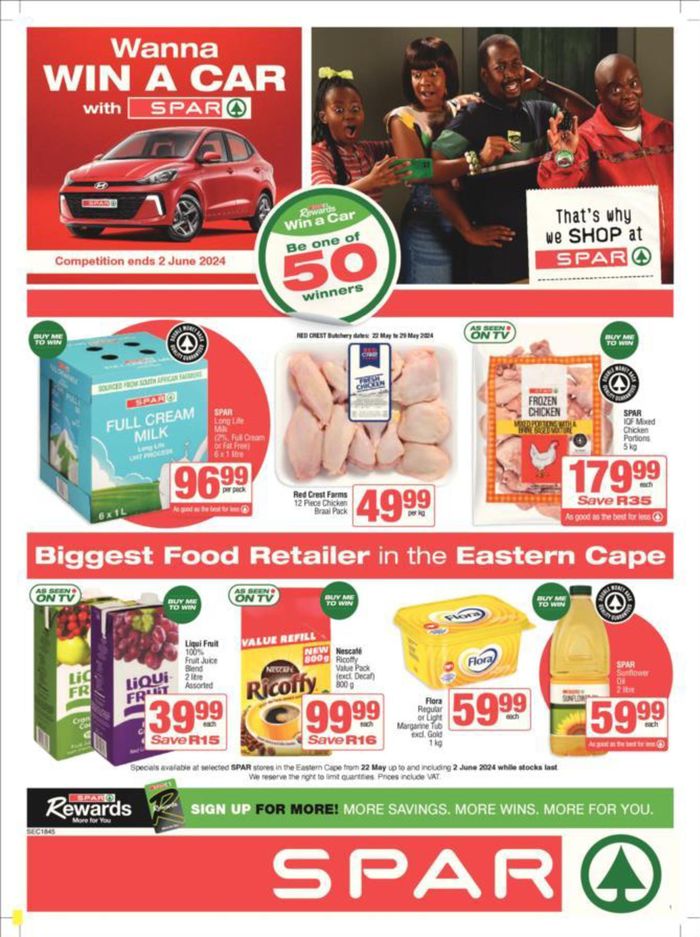 Spar catalogue in East London | Store Specials | 2024/05/22 - 2024/06/02