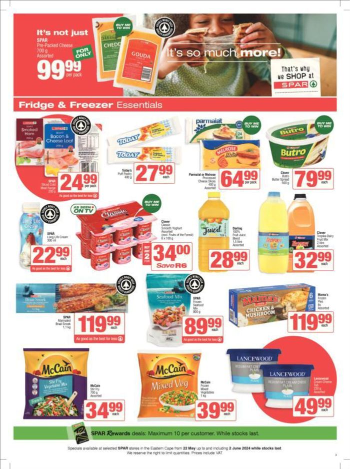 Spar catalogue in East London | Store Specials | 2024/05/22 - 2024/06/02