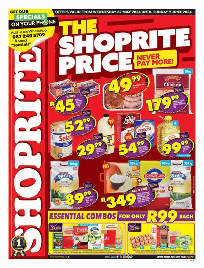 Shoprite catalogue in Wolmaransstad | The Shoprite Price  | 2024/05/22 - 2024/06/09