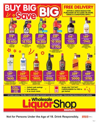 Shoprite LiquorShop catalogue in Warrenton | Shoprite LiquorShop weekly specials | 2024/06/04 - 2024/06/23