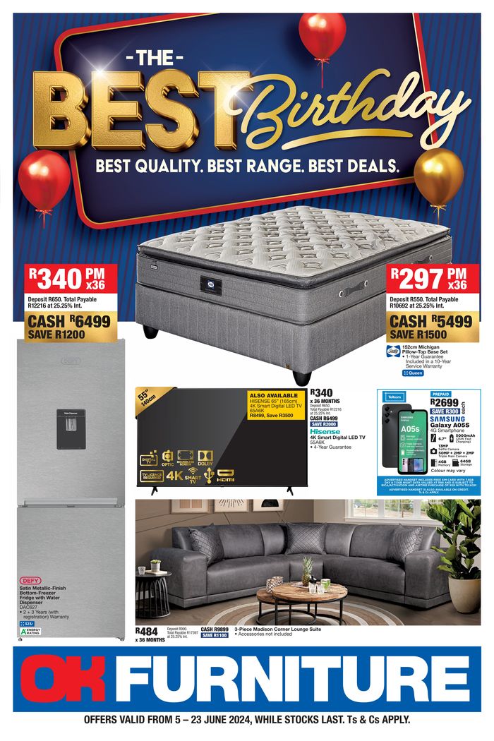OK Furniture in Port Elizabeth Weekly Catalogues & Specials Tiendeo