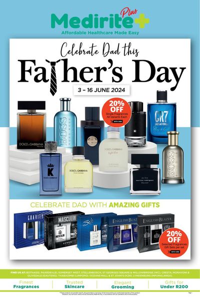 Beauty & Pharmacy offers | Father's Day Promotion in MediRite | 2024/06/05 - 2024/06/16