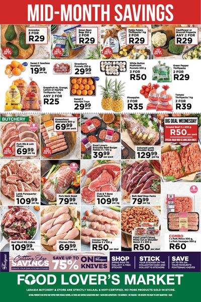 Food Lover's Market catalogue in Naboomspruit | Inland Mid - Month Savings | 2024/06/11 - 2024/06/16