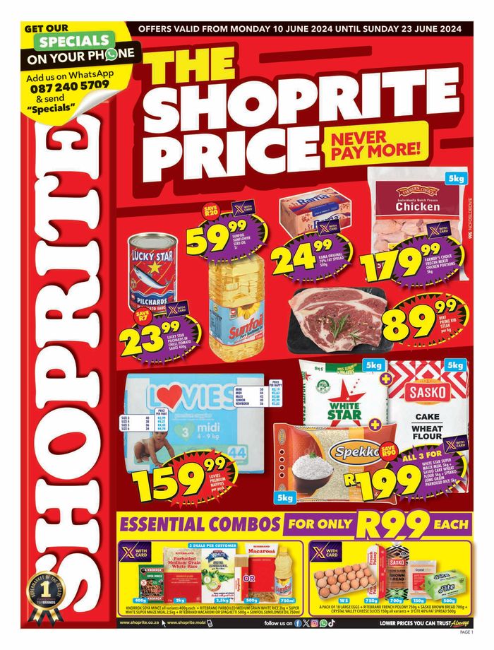 Shoprite catalogue in Bloemfontein | Shoprite weekly specials | 2024/06/11 - 2024/06/23
