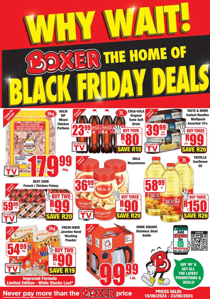 Boxer catalogue in Port Shepstone | Black Friday Deals | 2024/06/11 - 2024/06/23