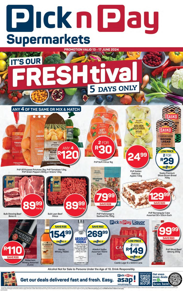 Pick n Pay catalogue in Edenvale | Fresh Specials | 2024/06/13 - 2024/06/17