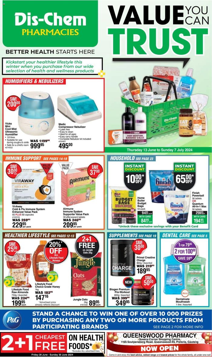 DisChem Sandton Parkmore Mews, Shop 2, cnr 12th Str & Olympia Rd