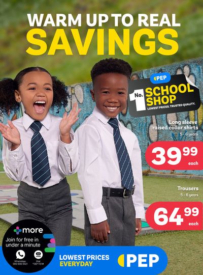 Babies, Kids & Toys offers in East London | Warm up to Real savings in PEP | 2024/06/24 - 2024/07/28