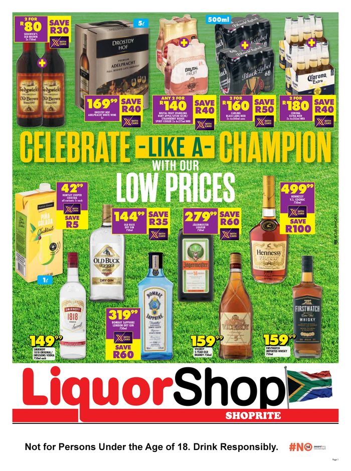 Shoprite Liquor Upington | Weekly Specials & Catalogues | Tiendeo