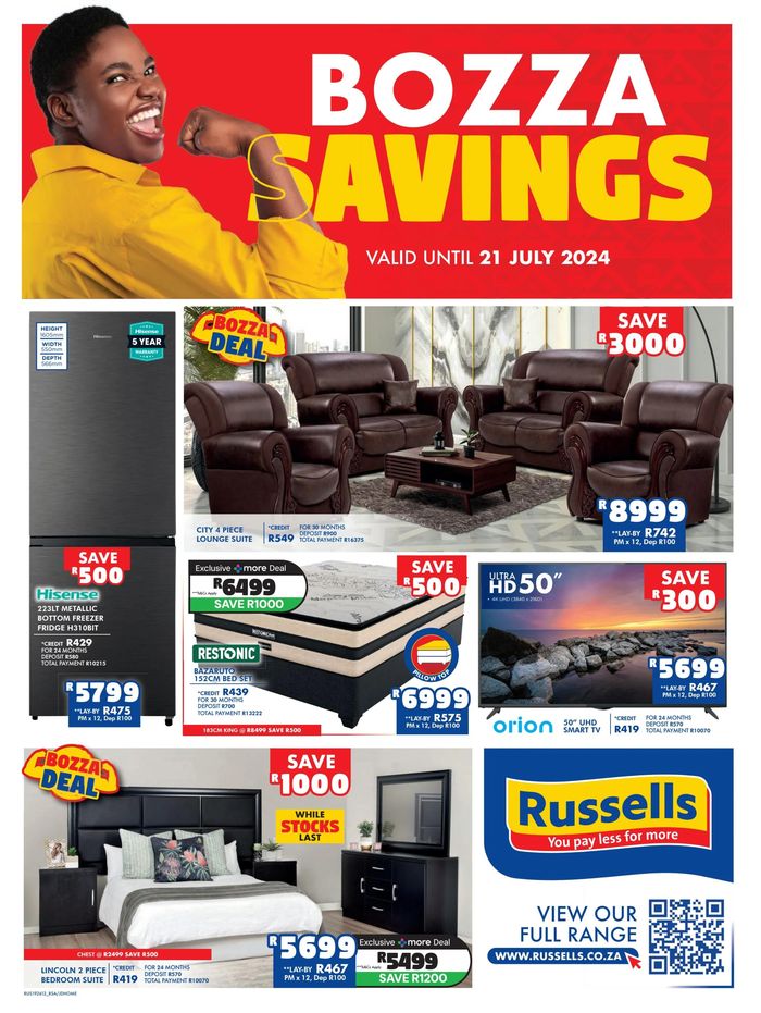 Russells Catalogues & Specials July 2024 Tiendeo