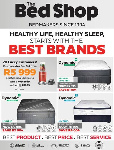Home & Furniture offers in Pretoria | July 2024 Digital Catalogue in The Bed Shop | 2024/07/01 - 2024/07/31