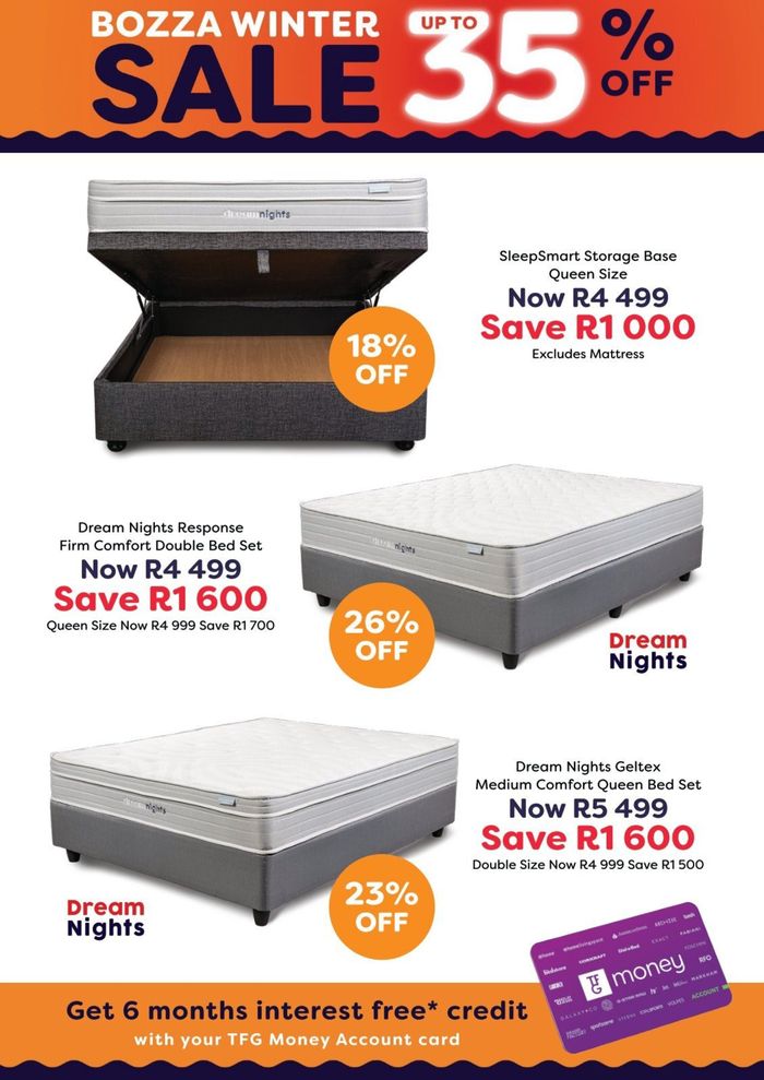 The Bed Store catalogue | TBS BOZZA WINTER SALE | 2024/07/01 - 2024/08/06