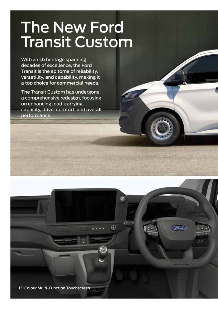 Ford catalogue | Ford All New Transit Custom | 2024/07/03 - 2025/07/03