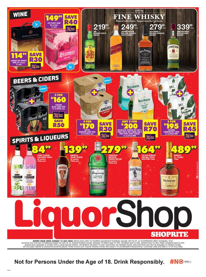Shoprite Liquor Klerksdorp Weekly Specials & Catalogues Tiendeo