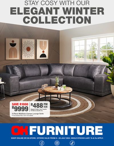 Home & Furniture offers in Bellville |  ELEGANT WINTER COLLECTION in OK Furniture | 2024/07/08 - 2024/07/28