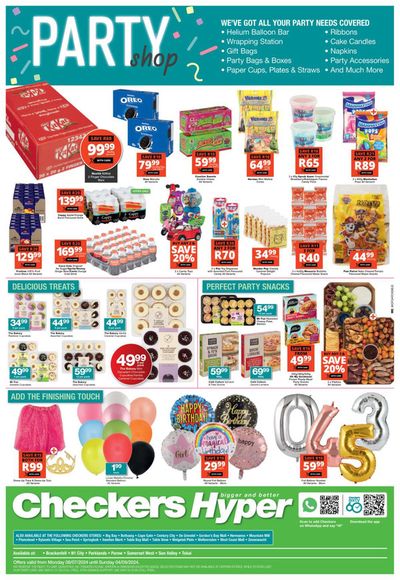 Groceries offers | Checkers Hyper Party Shop  in Checkers Hyper | 2024/07/08 - 2024/08/04