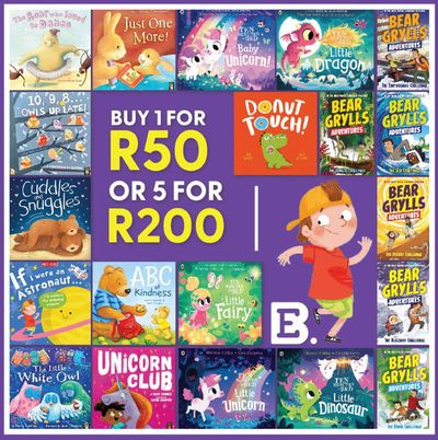 Books & Stationery offers in Boksburg | Buy 1 for R50 or 5 for R200! in Exclusive Books | 2024/07/09 - 2024/07/31
