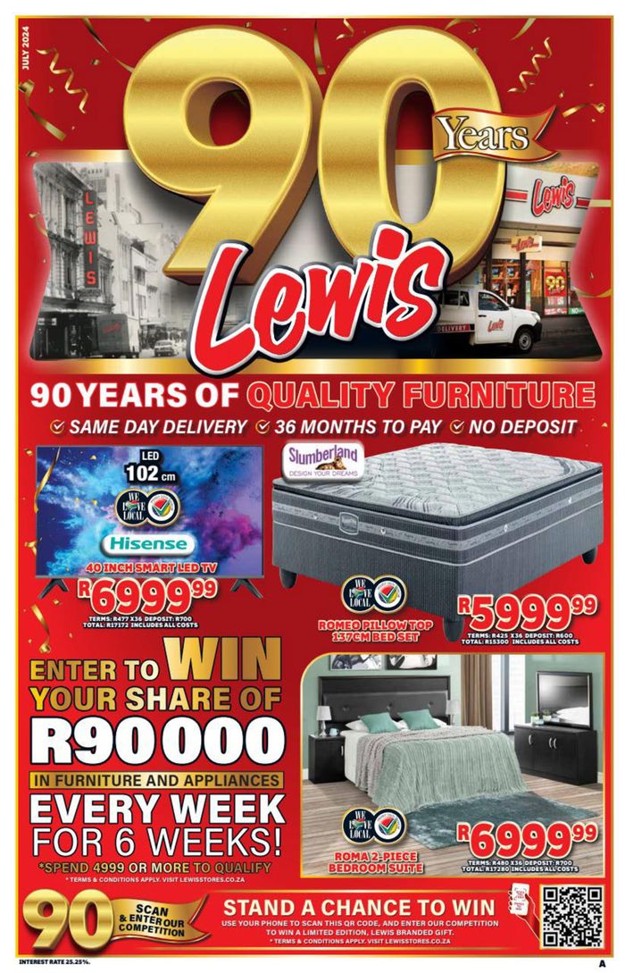 Lewis catalogue in Pretoria | Lewis Brochure | 2024/07/10 - 2024/08/12