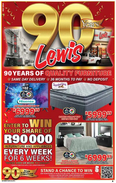 Home & Furniture offers in Benoni | Lewis Brochure in Lewis | 2024/07/10 - 2024/08/12