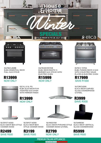 Home & Furniture offers | Winter SPECIALS in House & Home | 2024/07/15 - 2024/07/28
