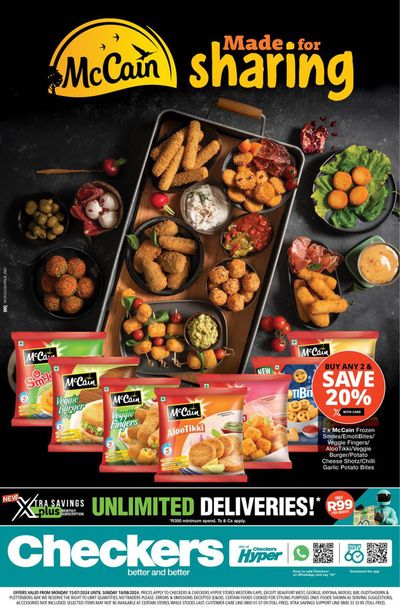 Checkers Hyper catalogue | Checkers McCain Promotion  | 2024/07/15 - 2024/08/18