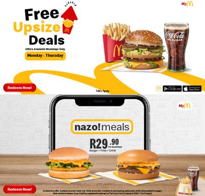 Restaurants offers in Johannesburg | McDonald’s deals in McDonald's | 2024/07/15 - 2024/07/29
