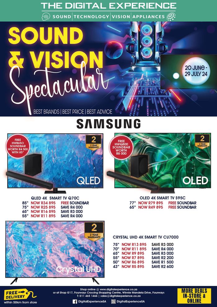 The Digital Experience catalogue | SOUND AND VISION SPECTACULAR | 2024/07/15 - 2024/07/29