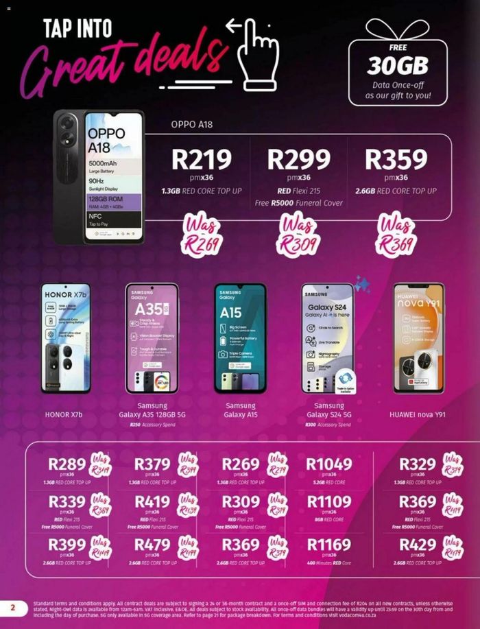 Vodacom catalogue | Get in touch | 2024/07/15 - 2024/08/06