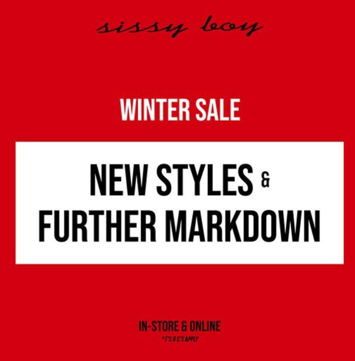 Sissy Boy catalogue | Sissy Boy Winter sale | 2024/07/15 - 2024/07/31