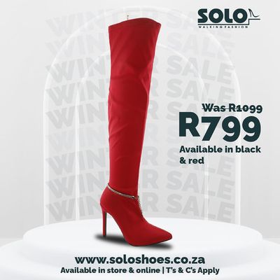 Clothes, Shoes & Accessories offers in Bloemfontein | Winter Promo in Solo Shoes | 2024/07/16 - 2024/07/31