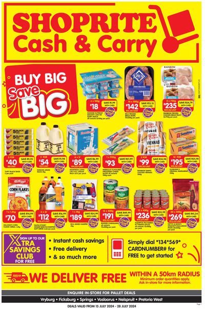 Groceries offers in Pretoria | Shoprite weekly specials in Shoprite | 2024/07/16 - 2024/07/28