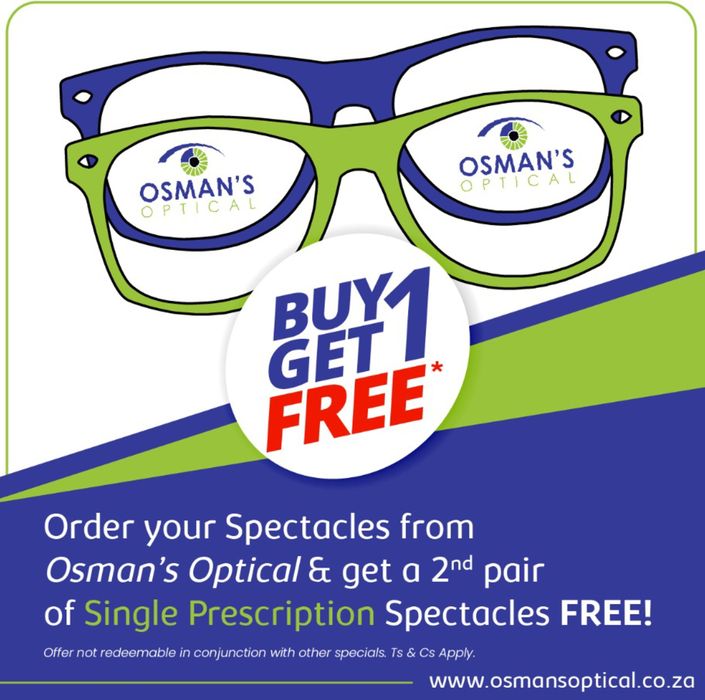 Osman's Optical catalogue | BUY 1 GET 1 FREE | 2024/07/16 - 2024/07/31
