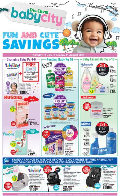 Babies, Kids & Toys offers in Centurion | Fun Cute Savings in Baby City | 2024/07/16 - 2024/08/11