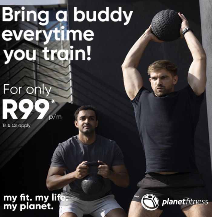 Planet Fitness catalogue in Boksburg | Bring one along with the Buddy Tag for just R99/month | 2024/07/16 - 2024/07/31