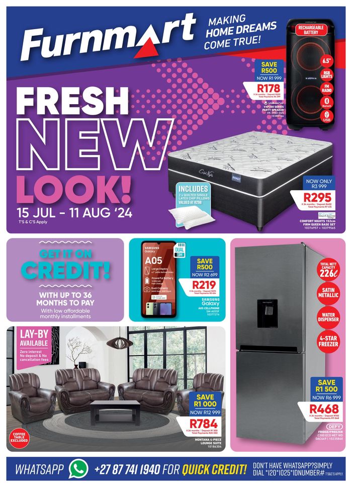 Furnmart catalogue | MONTHLY PROMOTIONS | 2024/07/17 - 2024/08/11