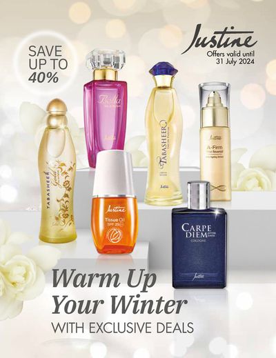 Beauty & Pharmacy offers in Roodepoort | Justine WINTER DEALS JULY SALE in Justine | 2024/07/18 - 2024/07/31
