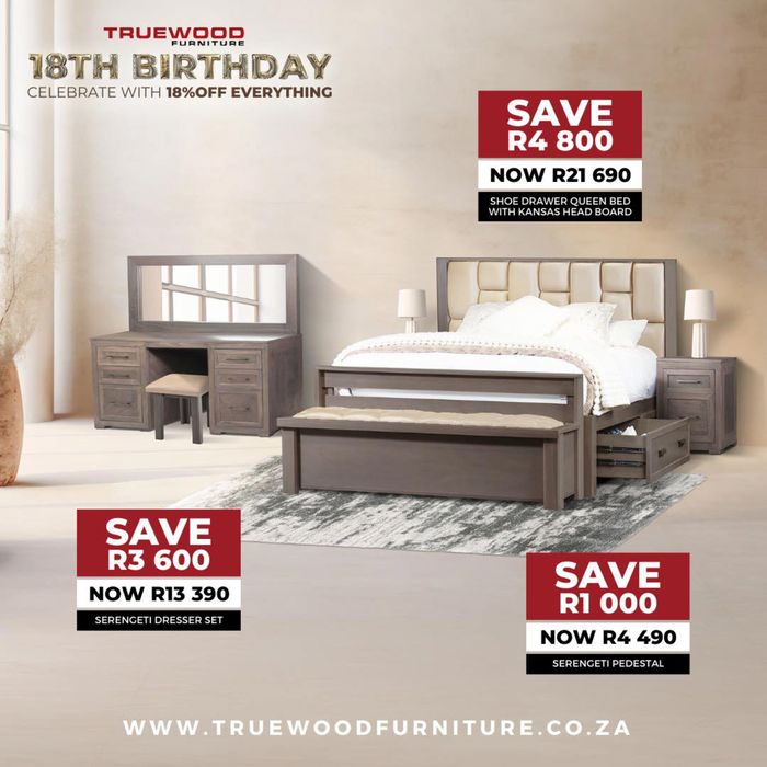 True Wood Furniture catalogue | 18% Off Everything!  | 2024/07/18 - 2024/08/01