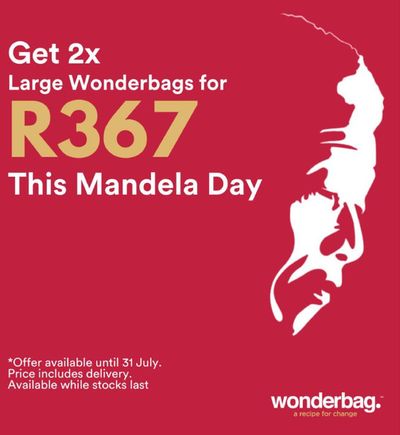 Home & Furniture offers in Johannesburg | Mandela Month special for 2 x Wonderbags for R367! in Wonderbag | 2024/07/18 - 2024/07/31