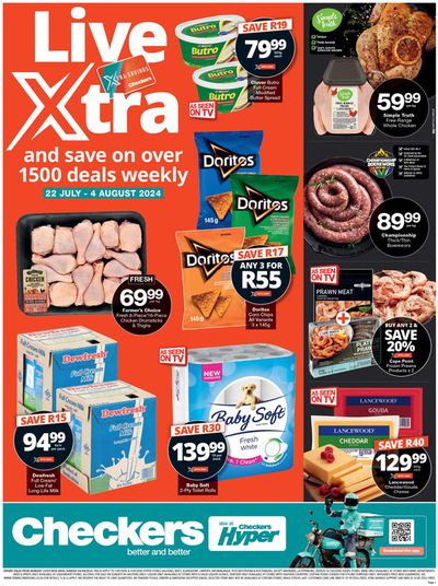 Groceries offers in Johannesburg | Checkers weekly specials in Checkers | 2024/07/22 - 2024/08/04