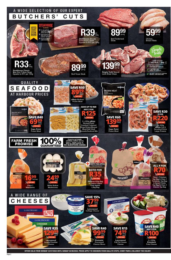 Checkers catalogue | Checkers weekly specials | 2024/07/22 - 2024/08/04