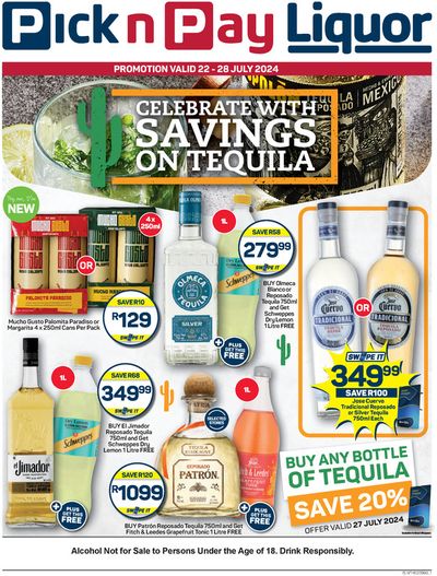 Groceries offers in Port Elizabeth | Pick n Pay Liquor weekly specials in Pick n Pay Liquor | 2024/07/22 - 2024/07/28