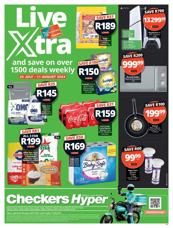 Checkers Hyper catalogue | Checkers Hyper weekly specials | 2024/07/22 - 2024/08/11