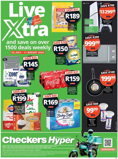 Groceries offers in Johannesburg | Checkers Hyper weekly specials in Checkers Hyper | 2024/07/22 - 2024/08/11