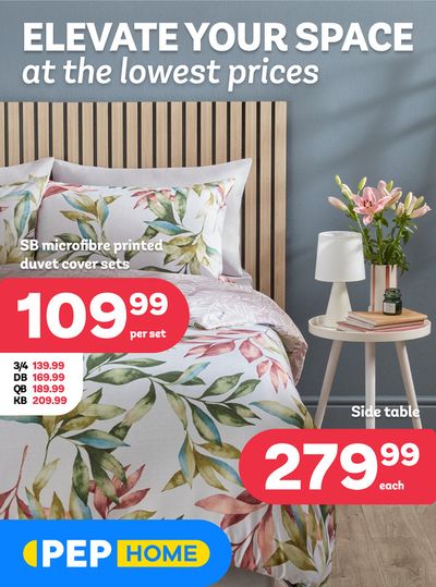 PEP HOME catalogue in Durban | Elevate your space at the lowest prices | 2024/07/26 - 2024/08/29