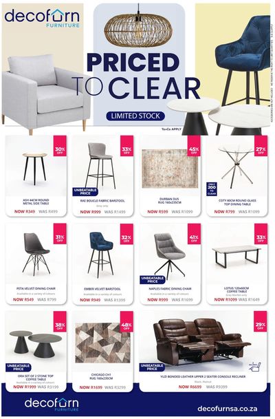 Home & Furniture offers | Decofurn weekly specials in Decofurn | 2024/07/23 - 2024/07/28