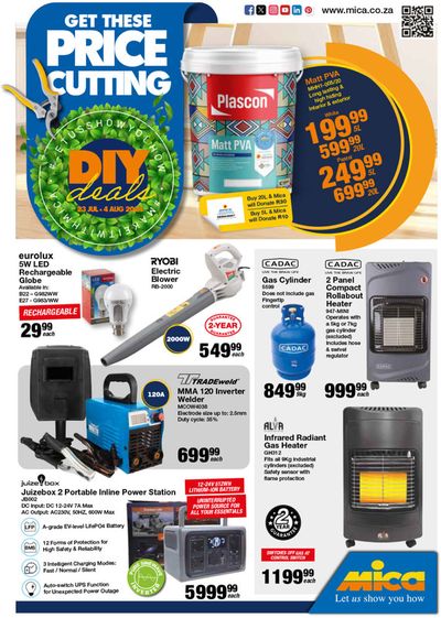 DIY & Garden offers in Pretoria | Mica weekly specials in Mica | 2024/07/23 - 2024/08/04