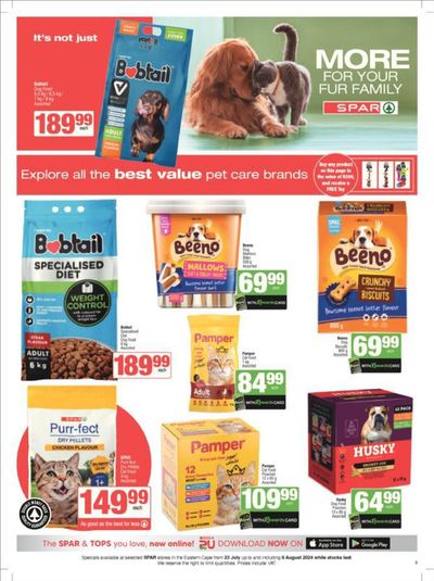 Groceries offers in East London | Store Specials in Spar | 2024/07/24 - 2024/08/06