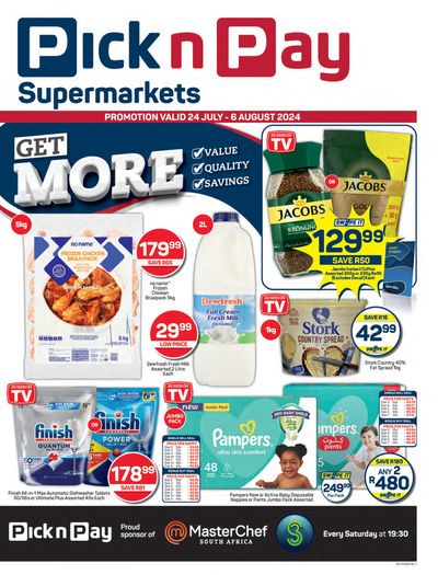 Groceries offers in Bloemfontein | Pick n Pay weekly specials in Pick n Pay | 2024/07/24 - 2024/08/06